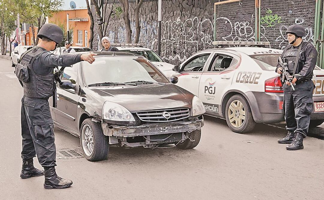 Robo de autos en la CDMX. Foto: Archivo EL UNIVERSAL
