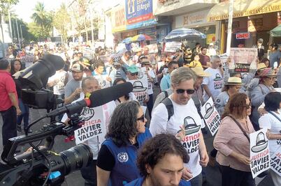 En jornada nacional exigen justicia para Javier Valdez