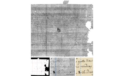 Sin abrir, revelan contenido de carta de hace 300 años con un rayos X dental