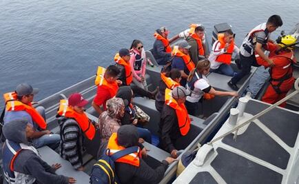 Semar rescata a 20 personas que navegaban en costas de Ensenada 