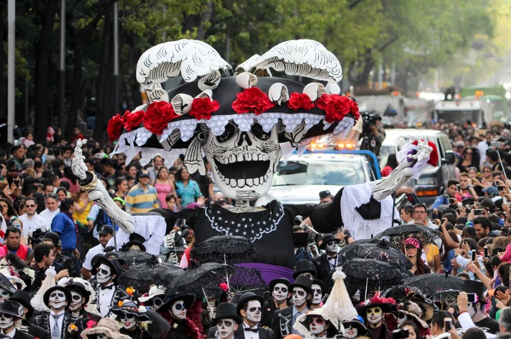 Este sábado 4 de noviembre se llevará a cabo el Gran Desfile de Día de Muertos en la Ciudad de México. Foto Germán García/El Universal