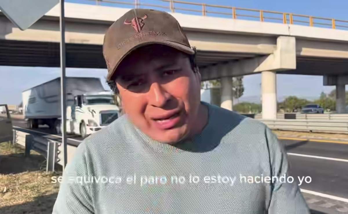 El diputado priista Luis Gerardo Sánchez Sánchez respondió que acudió al bloqueo por "invitación de los agricultores y productores del norte y noreste del estado de Guanajuato" este lunes 24 de noviembre de 2025. Foto: Especial