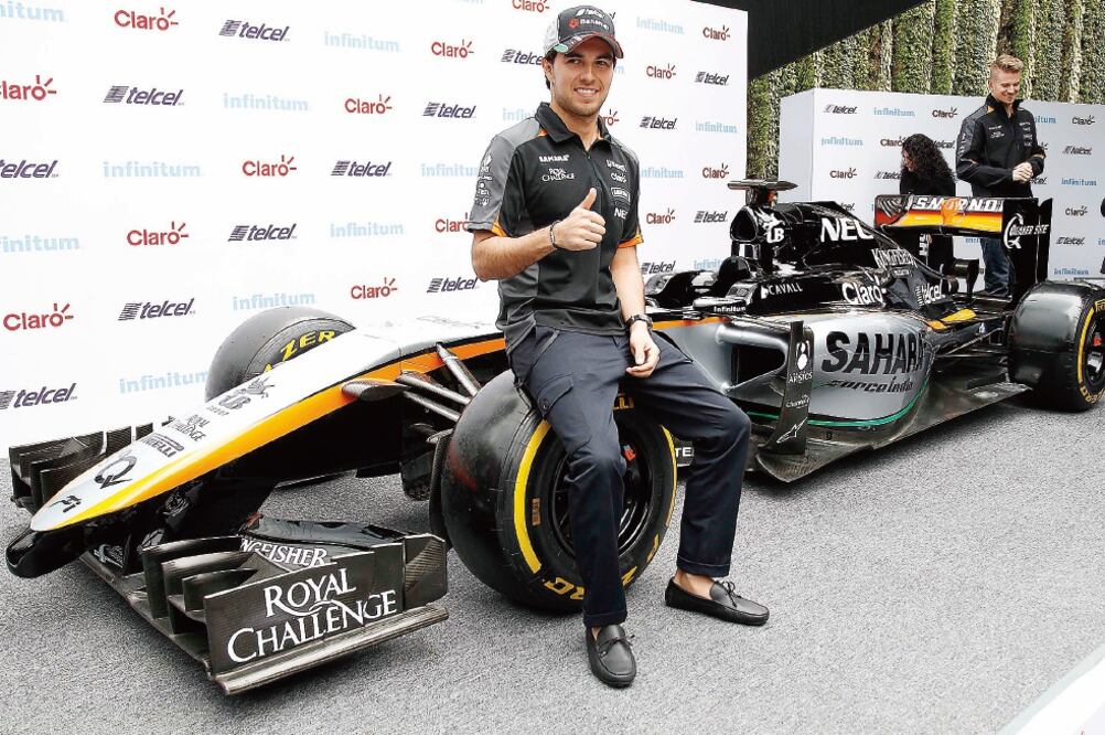 Los pilotos Sergio Pérez y Nico Hülkenberg tienen la esperanza de terminar en el top ten del Gran Premio de México (ARIEL OJEDA. EL UNIVERSAL)