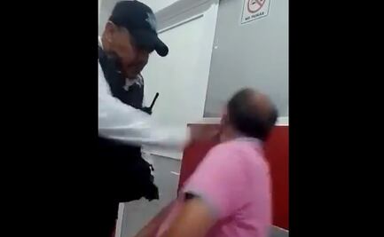 De telenovela: Graban a policía cuando cachetea a detenido ebrio y éste le regresa la bofetada