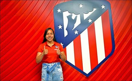 Charlyn Corral quiere ganarse a la afición del Atlético de Madrid