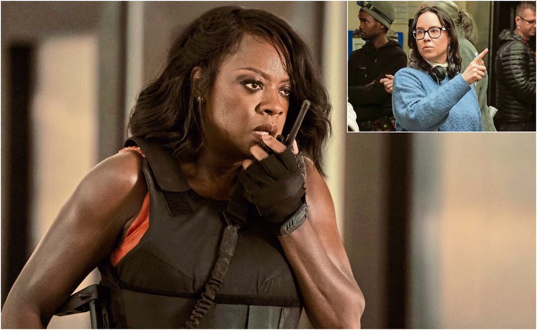 Davis encarna a la presidenta de EU en el filme dirigido por la tapatía. Fotos: Prime Video