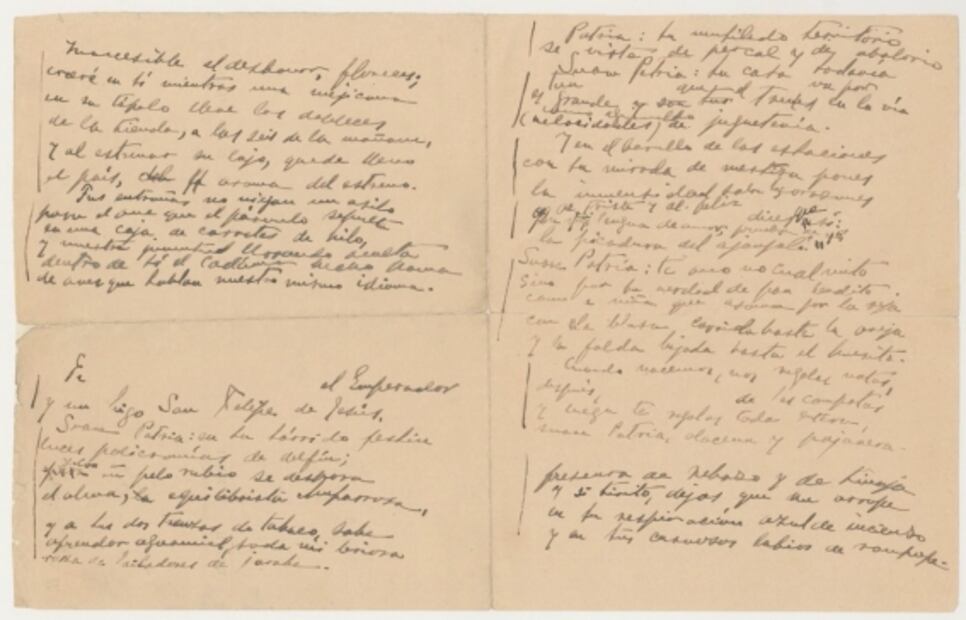 Publicarán los manuscritos de "La suave patria" y otros poemas de Ramón López Velarde