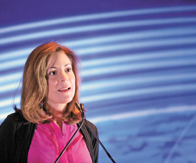 Mónica Aspe, CEO interina de AT&T México, dijo que la firma cerró el tercer trimestre financieramente más fuerte. Foto: ARCHIVO EL UNIVERSAL