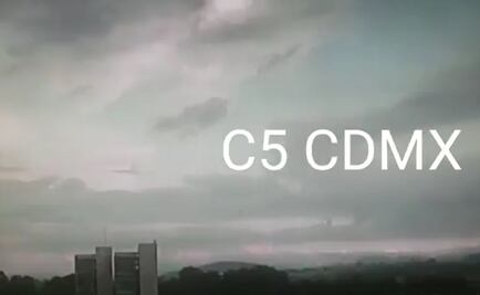 Reportan lluvia en ocho alcaldías de la capital