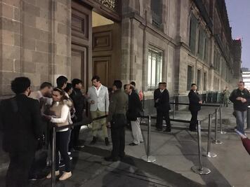 Refuerzan seguridad en conferencia matutina de AMLO 