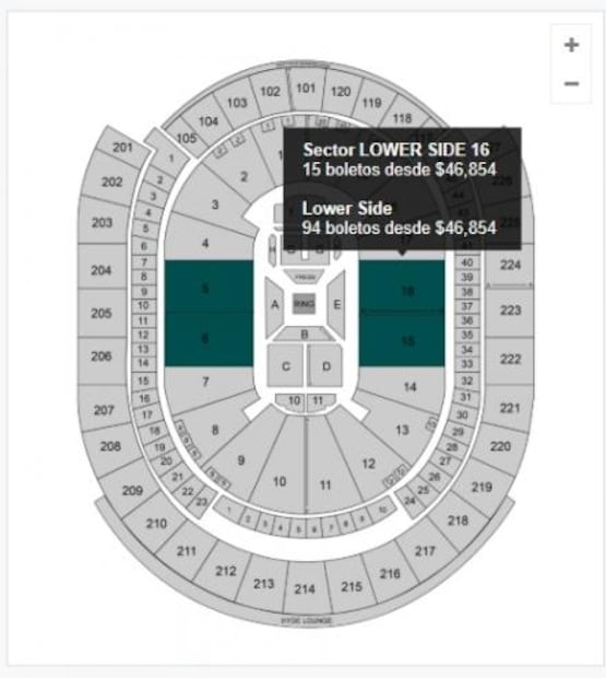 Casi 400 mil pesos por boleto para ver al Canelo