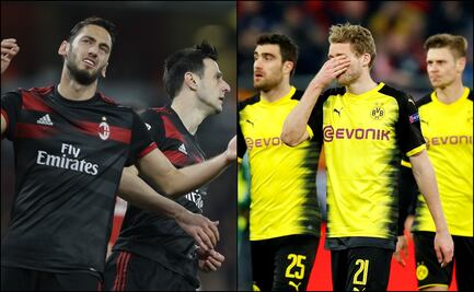 Milan y Dortmund se despiden de Europa League