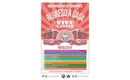 Anuncian servicio especial de autobuses RTP por Vive Latino