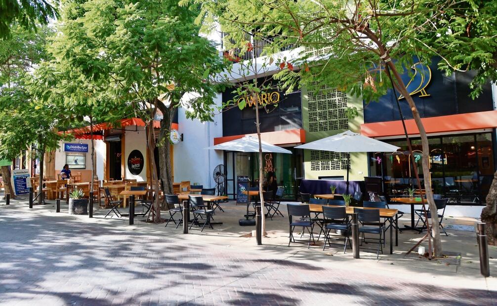 Aun en el día, son pocas las personas que salen, lo que tiene a cafés y
restaurantes en una situación muy complicada. Foto: Valente Rosas  / EL UNIVERSAL