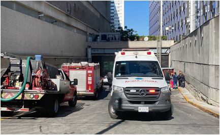 Rescatan con vida a hombre que se arrojó de un quinto piso de edificio en Mariano Escobedo 
