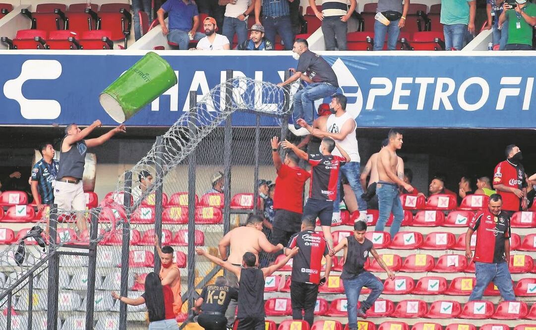 El barrista dice que nada tuvo que ver en la trifulca.