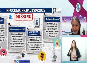 Instruyen a Fiscalía a informar sobre Protocolo Alba y Alerta Amber de 2006 a 2019
