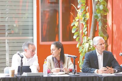 Sheinbaum y Del Mazo instalan comité contra Covid-19