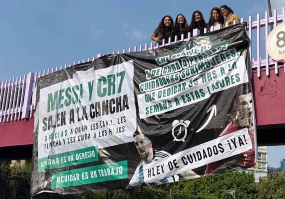 Las organizaciones Botiquín Violeta, FIEM, Lentes Púrpura, MX Igualitario y La cuerpa visibilizan el trabajo de cuidados. Foto: Especial