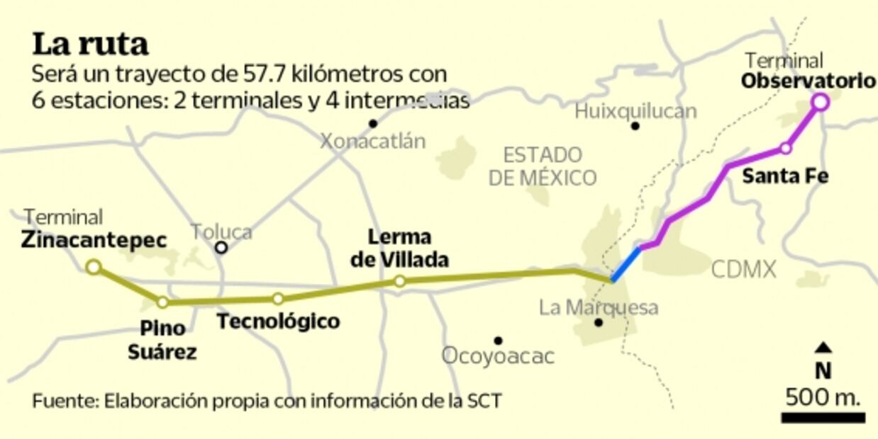 Baja ritmo de construcción del Tren Interurbano