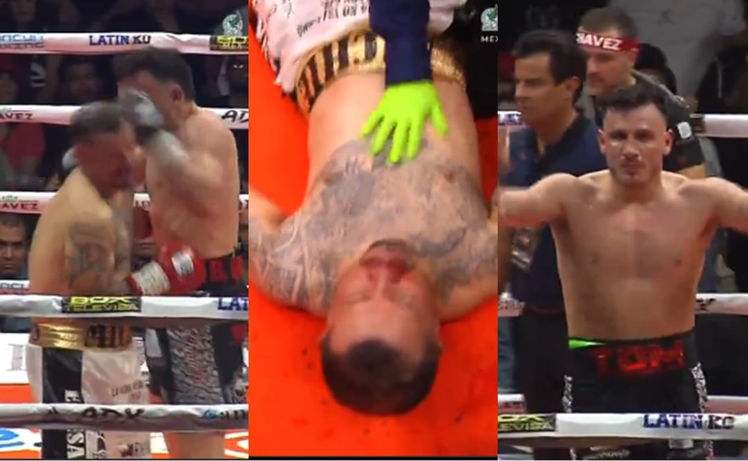 VIDEO: Omar Chávez gana por nocaut y su rival se convulsiona en el ring