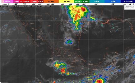 Potencial ciclónico en Oaxaca genera lluvias fuertes en Guerrero