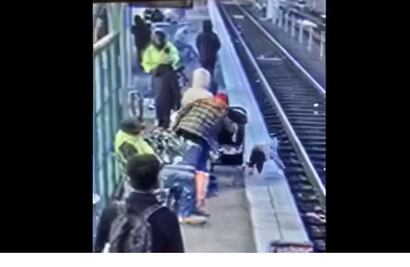 Mujer empuja a niña de 3 años a las vías del metro en Portland