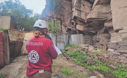 Deslave en Tlalnepantla pone en riesgo a 19 familias