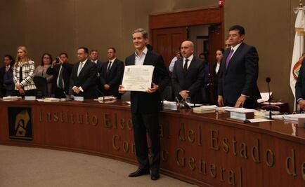 Entregan a Del Mazo constancia de mayoría en Edomex