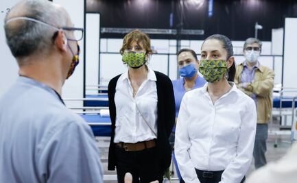 Sheinbaum inaugura Unidad Temporal de Covid-19 en Centro Citibanamex