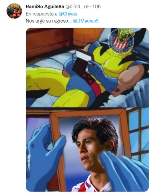 Chivas fue víctima de memes tras ser goleados por Tigres