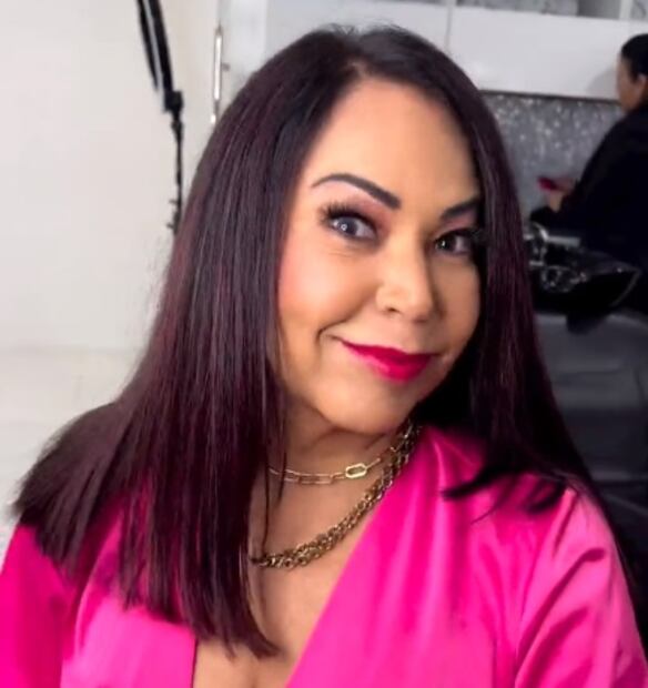 Liliana Rodríguez y su nuevo look (Fuente @ShowmundialShow 2)