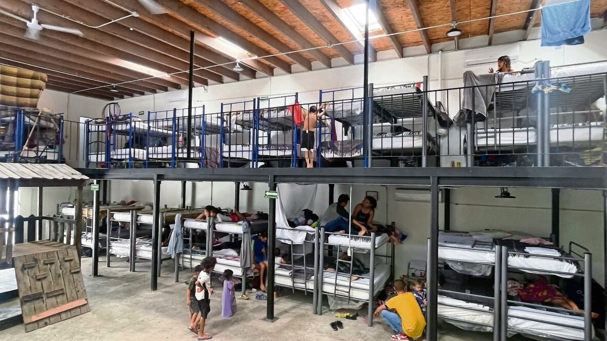 En uno de los albergues se estima que hay 70 extranjeros, que esperan cruzar legalmente a EU, Foto: Paola Gamboa / EL UNIVERSAL