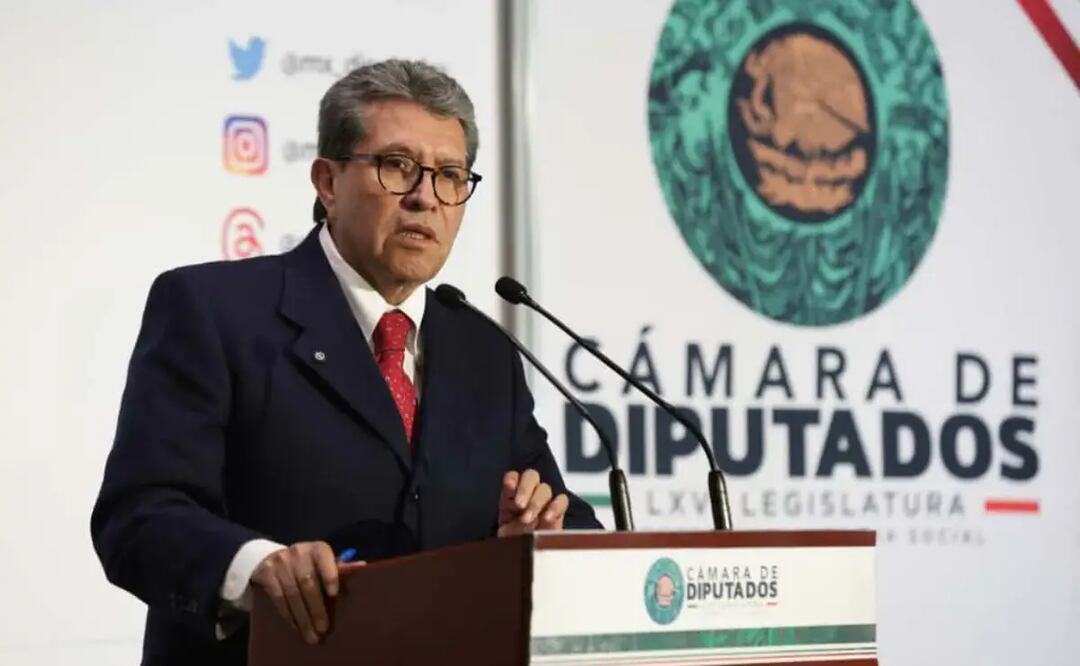 Ricardo Monreal en la Cámara de Diputados. Foto: Carlos Mejía / EL UNIVERSAL