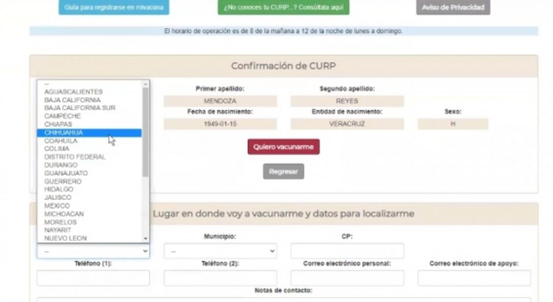 Estos son los 10 pasos para el registro de adultos mayores para la vacuna contra Covid-19