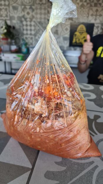Botana "el mugrero". Foto: Facebook Los Asados