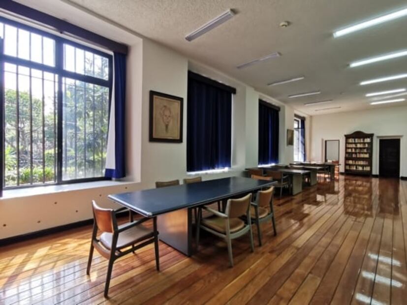 El museo de San Ángel famoso por su fuente y su torre