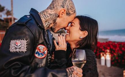 Las románticas fotos de la pedida de mano de Kourtney Kardashian 