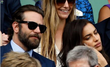 Captan pelea de Bradley Cooper e Irina en Wimbledon
