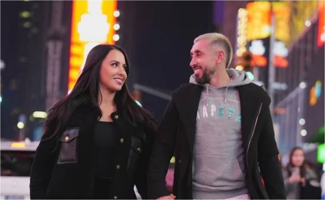 Héctor Herrera junto a Shantal Mayo - Foto: Especial