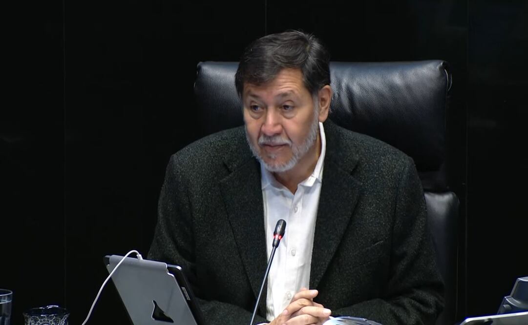 Gerardo Fernández Noroña, presidente de la Mesa Directiva del Senado, este miércoles 23 de julio. Foto: Especial