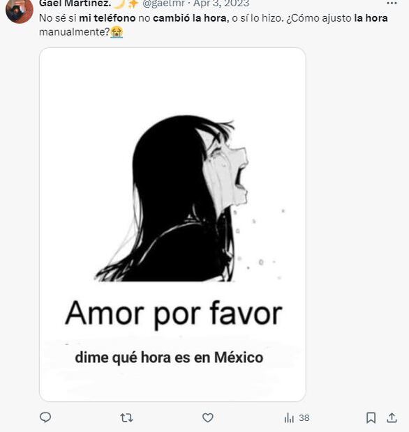 Confusión por Horario en México Inunda las Redes Sociales con Memes
Foto: Captura de pantalla