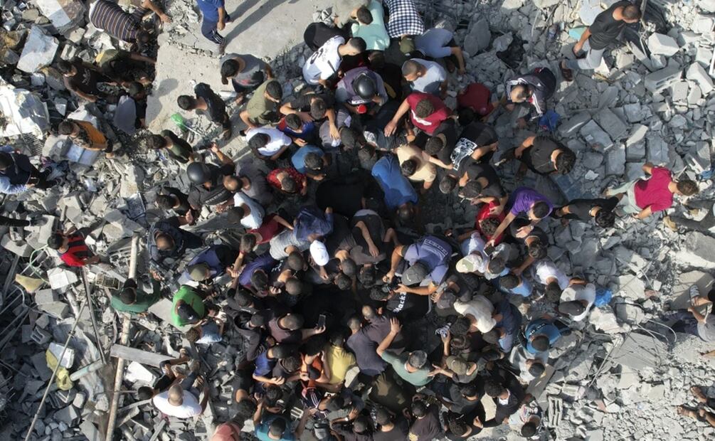 La ofensiva israelí ha matado a más de 35.000 palestinos en Gaza. Foto: AP