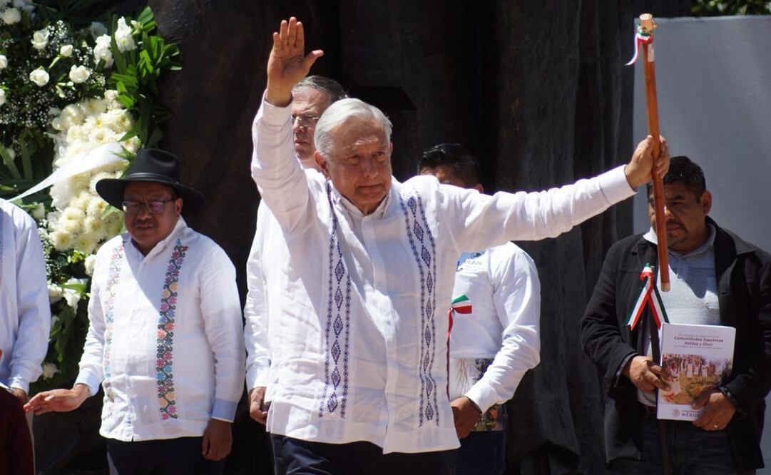 El presidente Andrés Manuel López Obrador en la conmemoración del Natalicio de Benito Juárez en Guelatao, Oaxaca / Foto: Edwin Hernández EL UNIVERSAL