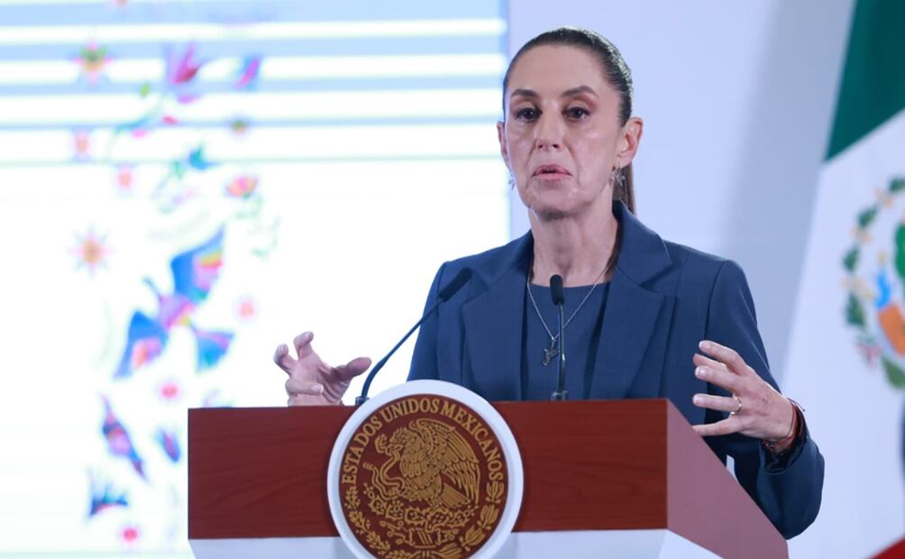 La presidenta Claudia Sheinbaum presentó Plataforma México sobre seguridad, de la que dijo se va a fortalecer y descartó que sea pública por el momento. Foto: Fernanda Rojas/ EL UNIVERSAL