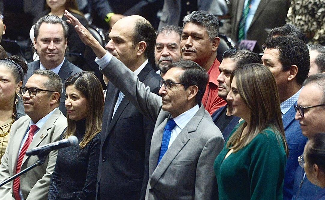 Rogelio Ramírez de la O rindió protesta ante el pleno de la Cámara de Diputados como titular de la SHCP. Foto: Berenice Fregoso / EL UNIVERSAL