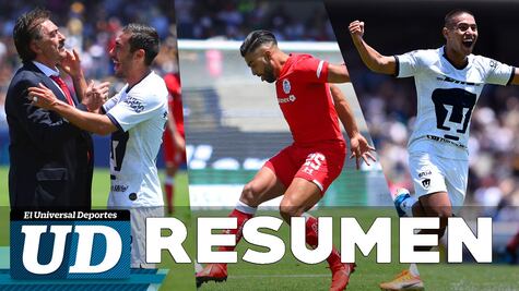 Resumen: Pumas 2-1 Toluca; Jornada 8, Apertura 2019