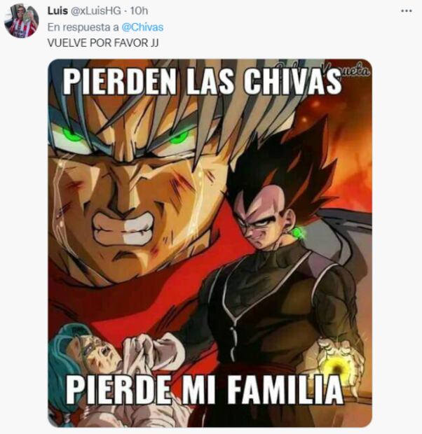 Chivas fue víctima de memes tras ser goleados por Tigres