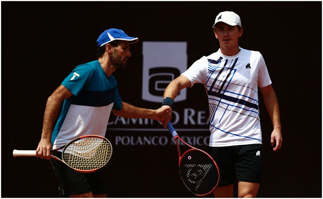 Luis Patiño y Adrián Menendez acceden a los cuartos de final en dobles del México City Open 2022 / CORTESÍA