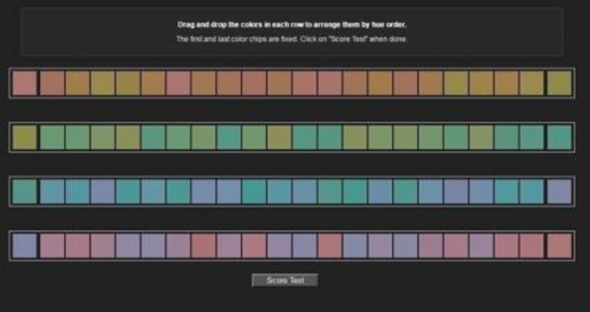 Reto. ¿Eres capaz de diferenciar el tono de los colores?